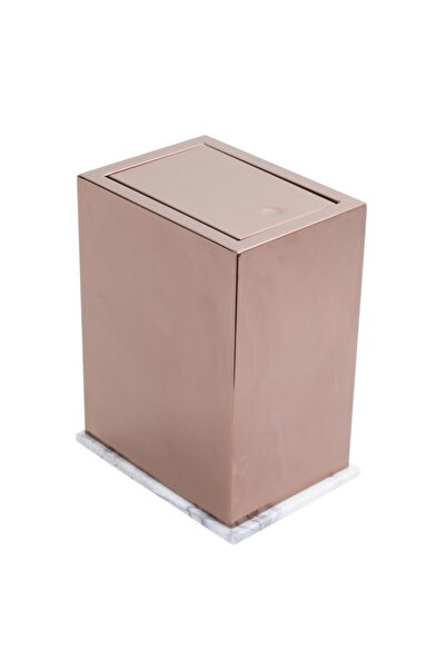 Mayaglory Vogue Serisi Doğal Mermer Taş Çöp Kovası Rose Renk 4226