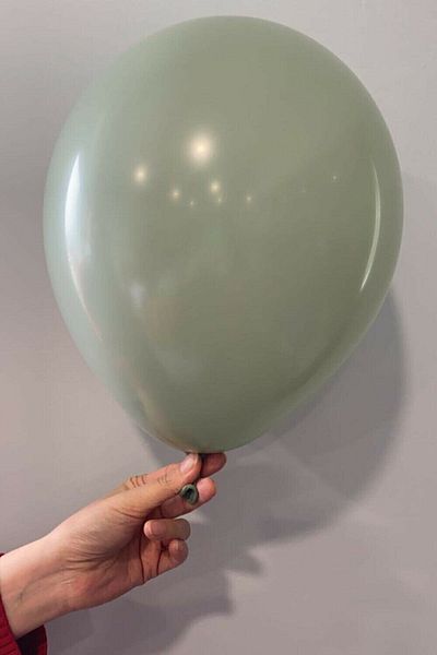 Trend Hediye Sepeti Retro Sea Sand White Sand Pastel Mold Green Sage Chrome Gold 100 Pieces Balloon Chain