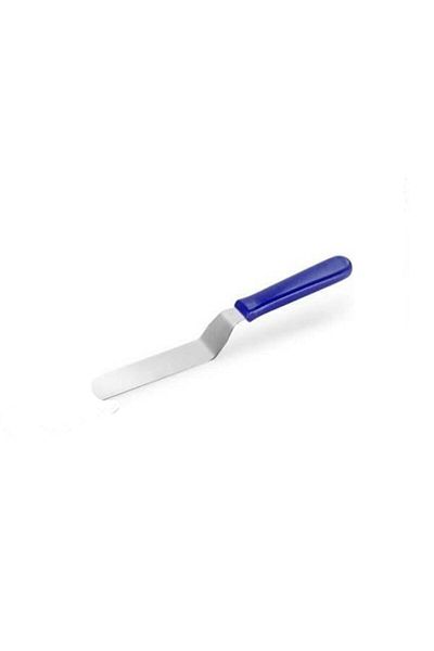TahtakaleToptancıları 15 Cm Oval Tip Oblique Cake Plastering Spatula and Palette