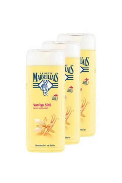 Le Petit Marseillais Shower gel vanilla milk 400 ml x3