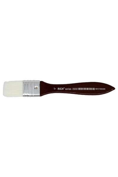Rich 3500 Series - Synthetic White Bristle Floor Brush 1"