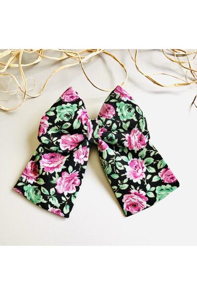 seyranat Яскрава квіткова візерункова якісна автоматична затискачка-бантик дл...