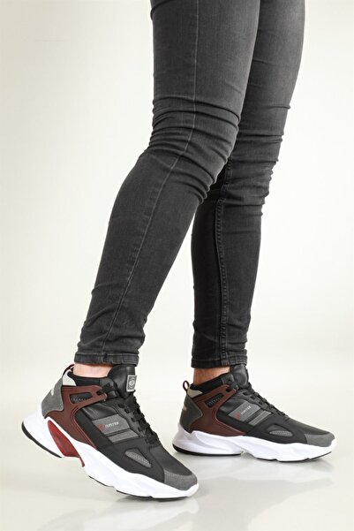 M.P. Air Basket Siyah Bordo Erkek Spor Ayakkabı 212-1401