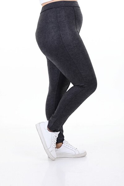 Piano Luce Schık Women's Large Size Power Lycra Fabric Leggings Pants