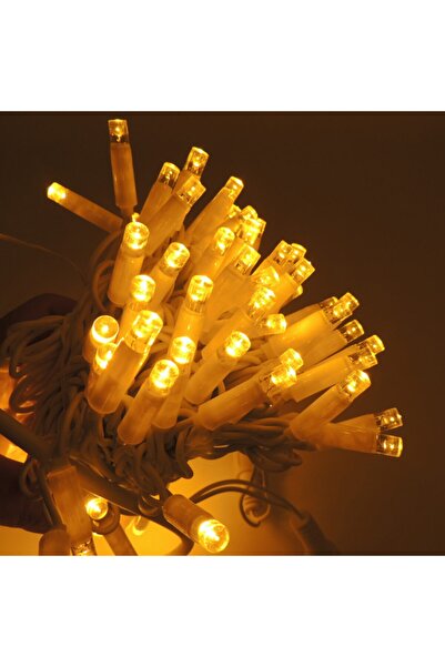 Sunlight Ip Led Aydınlatma 10m Yılbaşı Ağaç Işığı 100l Dış Mekan Amber