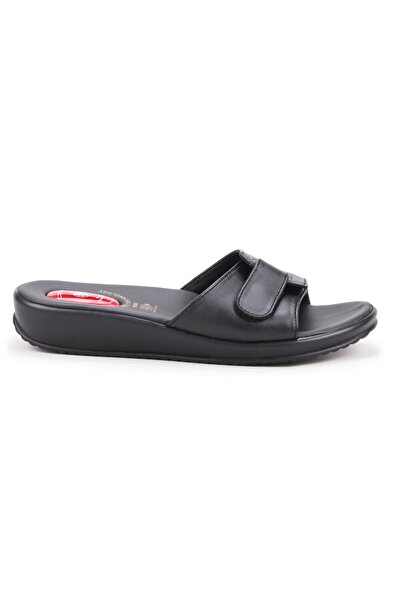 Ceyo 9200-12 Daily Velcro Gel Women's Slippers Black