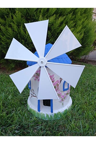 BilgeCe hoMe Dekoratif Yel Değirmeni, Alçı Heykel