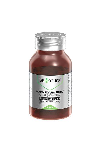 VeNatura Vitamin B6 and Magnesium Citrate Supplement - 60 Tablets Food