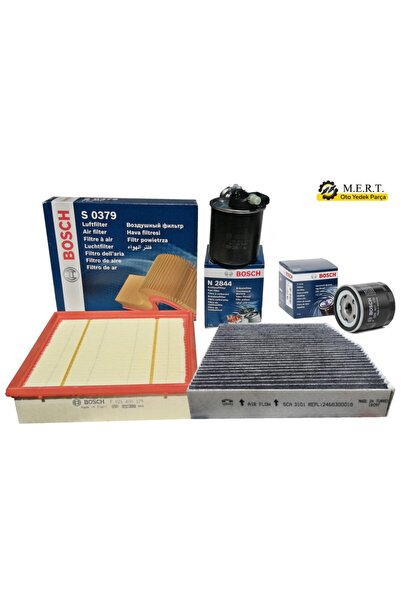 Bosch Mercedes Cla 180 Uyumlu Dizel Filtre Bakım Seti 2013-2019