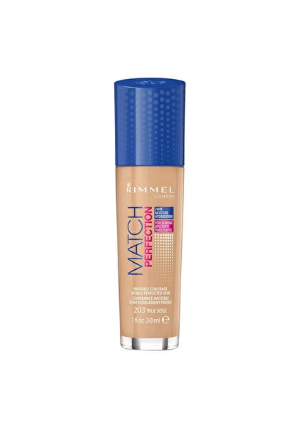 RIMMEL LONDON Match & Perfection Fondöten 203 True Beige