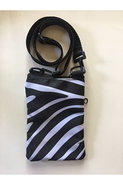 GoReal Zebra Makyaj & Telefon Çanta