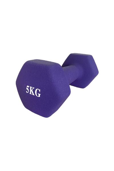 Zepca Ithal Deluxe Neopren Kaplama Tekli 5kg Mor Dambıl