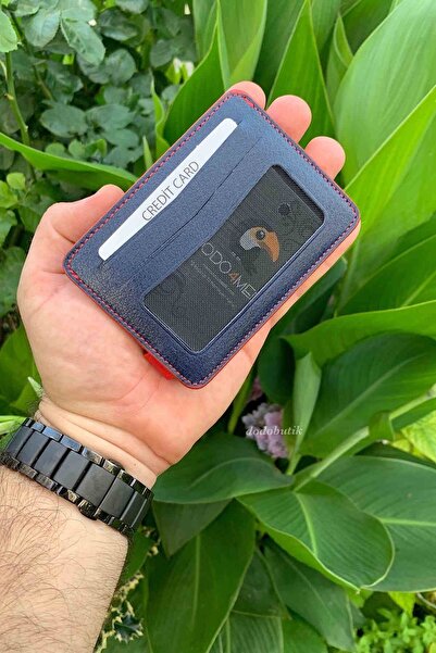 Dodo4men Шкіряний гаманець синій