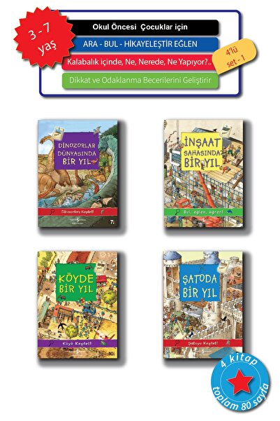 TÜRKİYE İŞ BANKASI KÜLTÜR YAYINLARI 3 - 7 Yaş Okul Öncesi Ve Okul Çağı Için A...