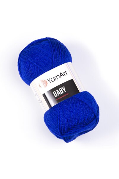 Yarnart بيبي - حبل محبوك يدويًا للأطفال ساكس أزرق-979