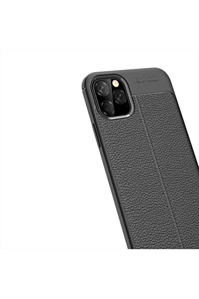 zore حافظة متوافقة مع هاتف آيفون 11 برو ماكس من السيليكون باللون الأسود