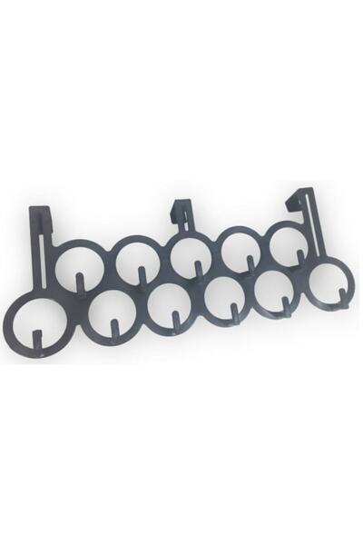 Olgun Home Askı Kapı Arkası Amerikan 11 Li Plastik Takı Askısı