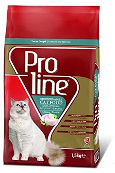 Proline Proline Kısırlaştırılmış Yetişkin Kedi Maması Tavuklu 1,5 Kg