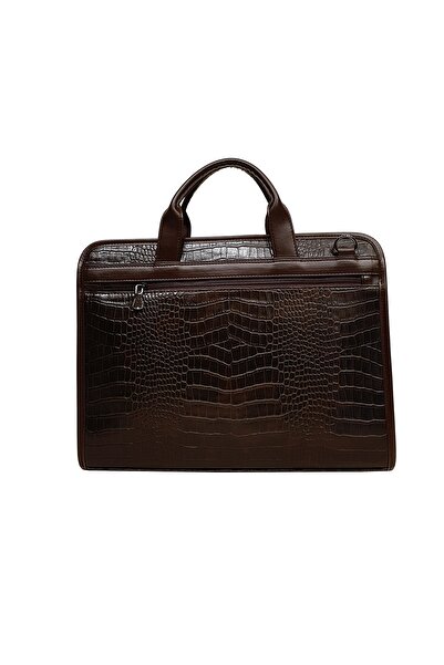 GENTE Unisex Laptop & Briefcase Καφέ Gn071603kr