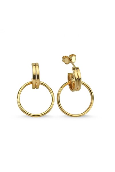 Koçak 14 Ayar Sarı Altın Küpe