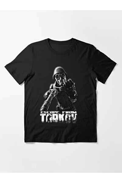 GALASHOP تيشيرت رجالي أسود من Escape From Tarkov موديل 1234