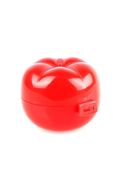 İndiriminVar Plastic Food Storage Tomato Shaped Carrying Container - With Lid