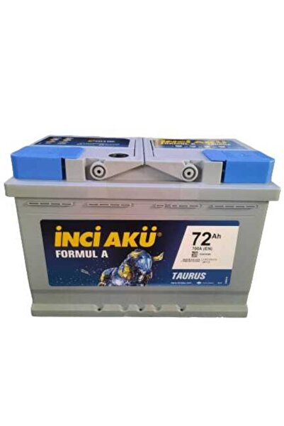İNCİ AKÜ 72 Ah Formul A (700 En) (yeni Tarihli)