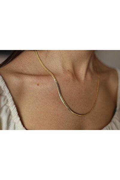 Reis Kuyumculuk Kadın Sarı Zincir Kolye