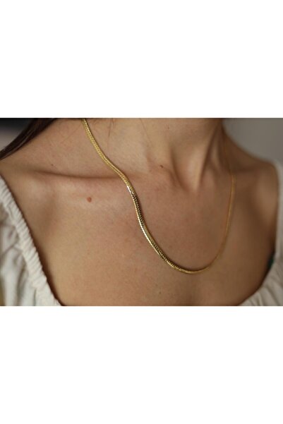 Reis Kuyumculuk Kadın Sarı Zincir Kolye