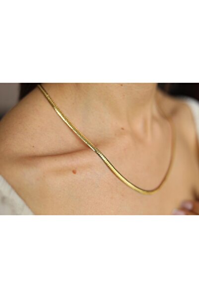 Reis Kuyumculuk Kadın Sarı Zincir Kolye