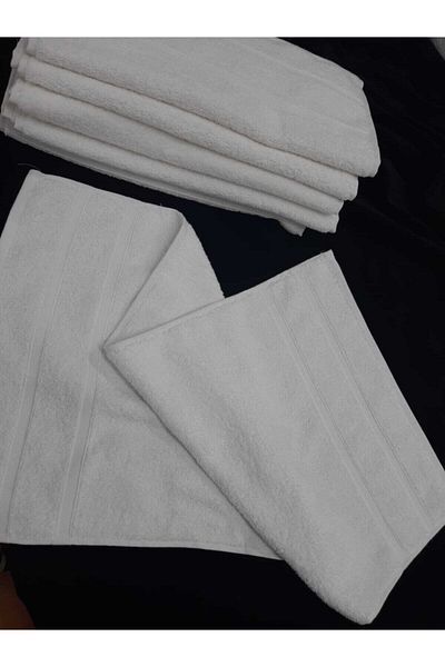 MEŞELİ TEKSTİL 6 Pieces Hand Face Towels 50x90 250gr Luxury