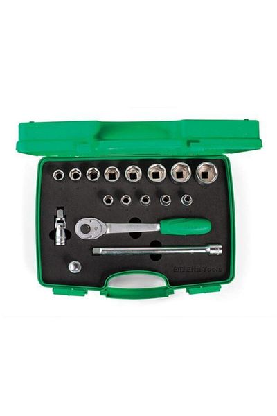 Elta 17-Piece Hexagon Socket Wrench Set - U Without Arm