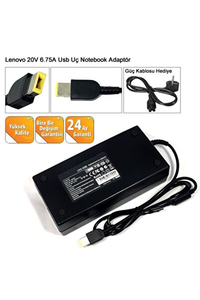 LENOVO 135w 20v 6.75a Usb Adaptör Cihazı Şarj Aleti (135w)