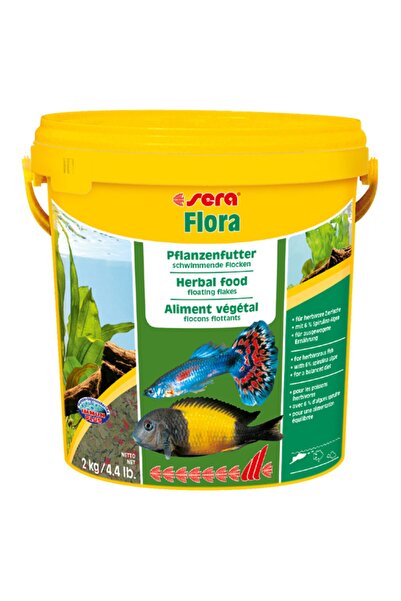 SERA Flora Pul Balık Yemi 2000 gr Kova