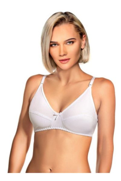 Doremi Koton Combed Cotton Bra Size 100 Black And White Bra Pack