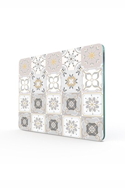 Decovetro Cam Kesme Tahtası Ve Sunum Tablası | Çini Görünümlü | 30cm X 40cm