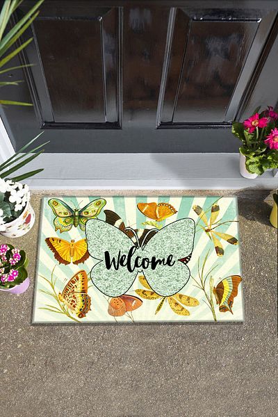 Chilai Home Pvc Senke Design special Covoraș pentru uși interioare și exterioare, covoraș multifuncțional