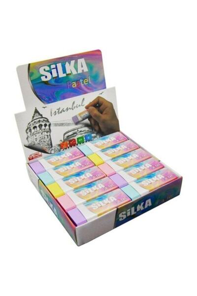Silka Goma de șters Pastel 4 culori (30 buc) Art.45