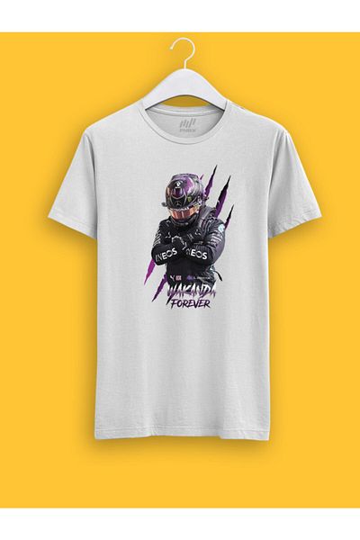 FANBOX SHOP Tricou unisex Lewis Hamilton Wakanda Forever