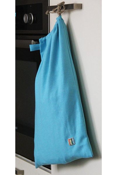 Çizgikare Turquoise Bread Bag