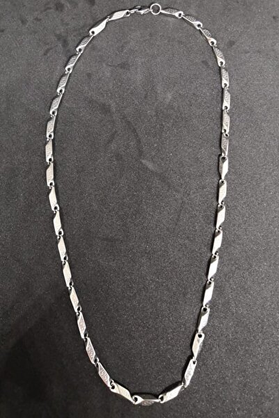 ESUSO 316l Titanıum Paslanmaz Çelik Erkek Kolye 60 Cm