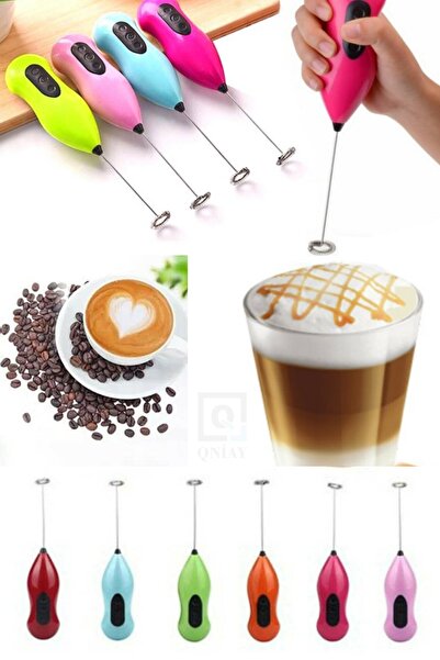 QNİAY Mini Mixer Kahve Süt Köpürtücü Karıştırıcı Cappucino Mikser Star Coffe ...