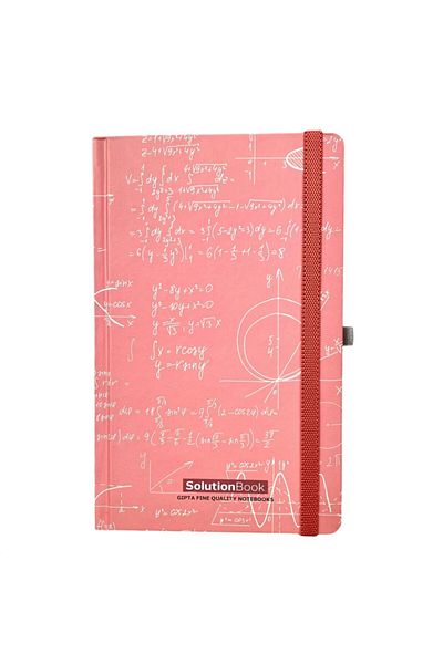 Gıpta Solution Book Medium Size Lined Notebook Red