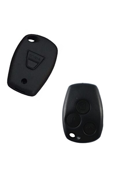 ZETOTO حاوية التحكم بمفتاح Dacia ذات 3 أزرار وطرف Yale