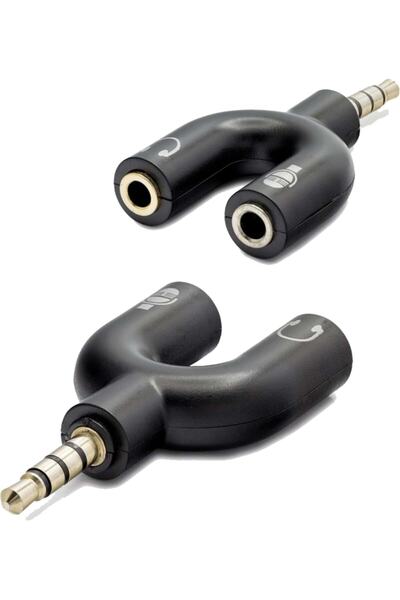 HADRON Hn4612 Mikrofon Kulaklık Ayırıcı Adaptör 1 Adet