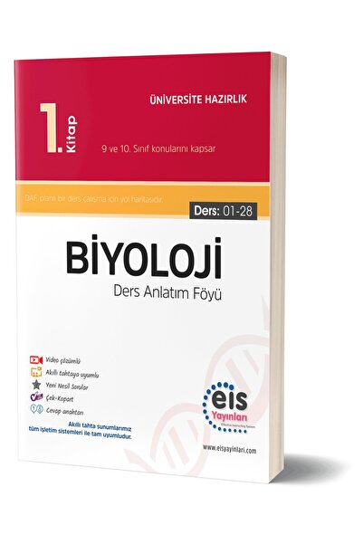 eis Yayınları YKS Biyoloji Ders Anlatım Föyü 1 Kitap