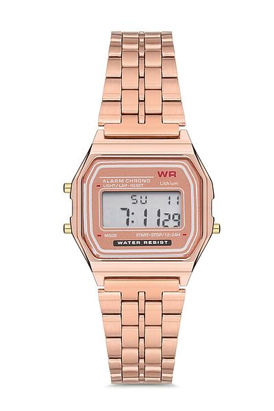Ricardo Digital Retro Style Copper Color Unisex Wristwatch