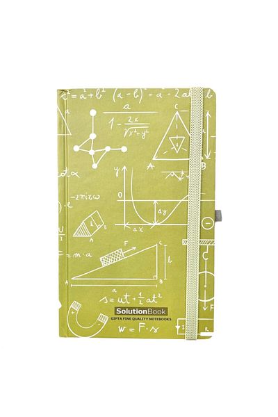 Gıpta Solution Book Medium Size Lined Notebook Green
