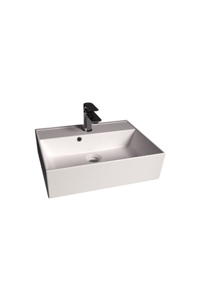 ALVİT Beyaz Tezgah Üstü Lavabo  38*50 cm