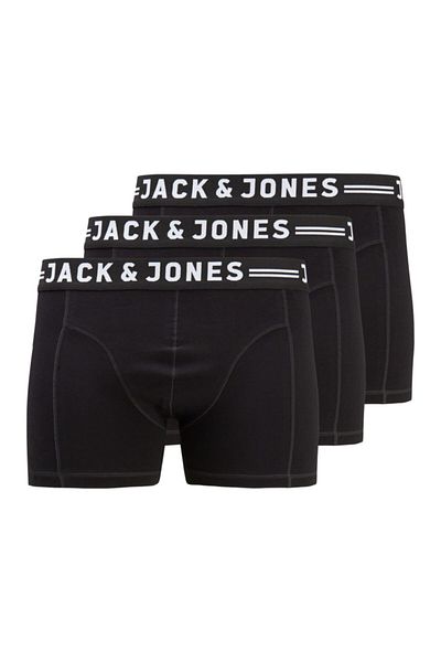 Jack & Jones Set boxer pentru bărbați, negru, mărime mare, 3 piese Jack&jones 12147591